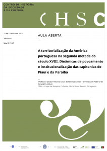 27 de Outubro - Aula Aberta - Professor Doutor Antonio Cesar de Almeida Santos